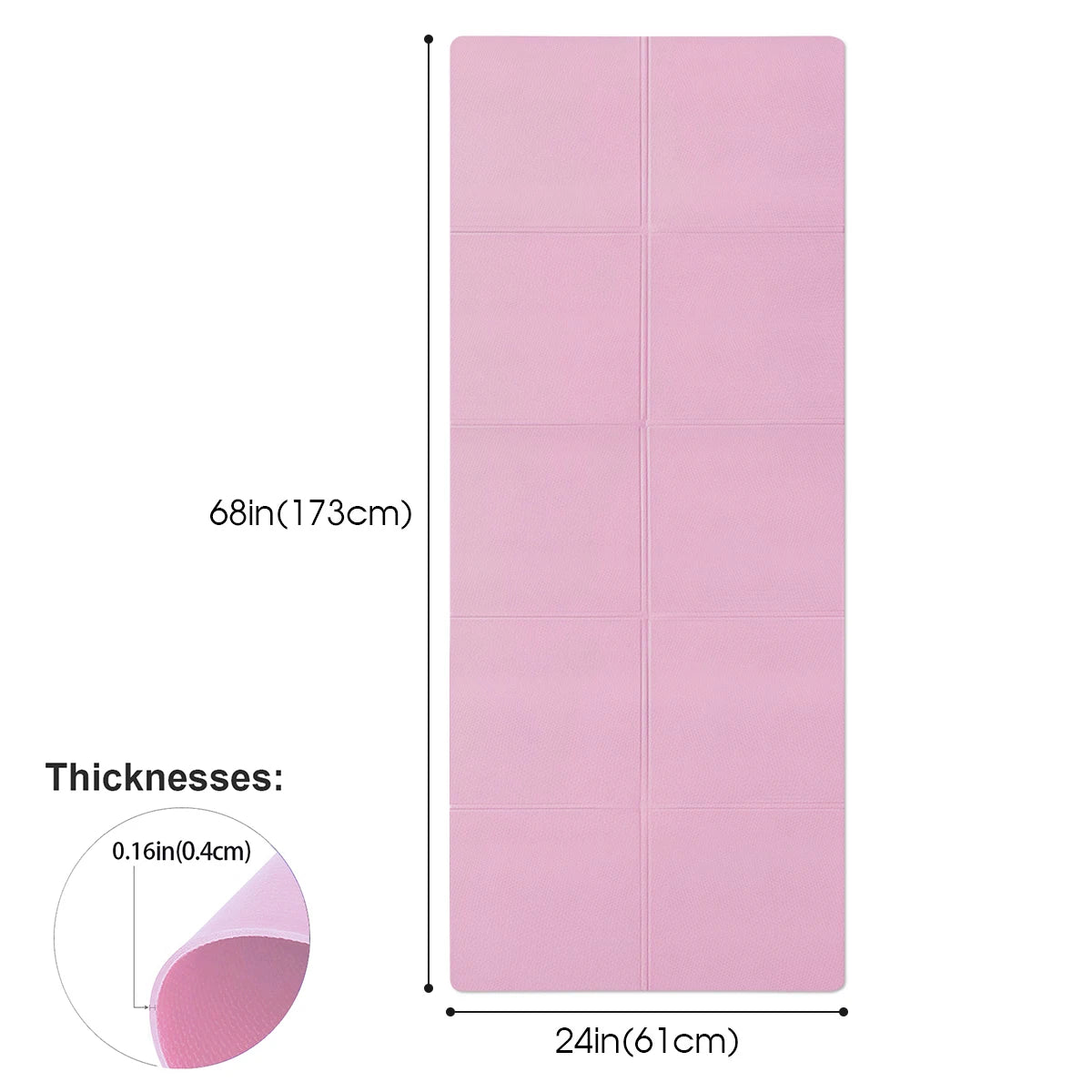 Exercise Mat for Home Training & Stretching