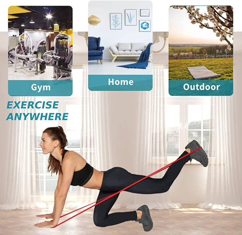 Long Resistance Bands for Strength & Flexibility Training