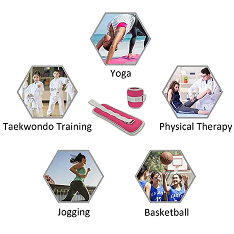 Adjustable Ankle Weights for Strength & Control Training